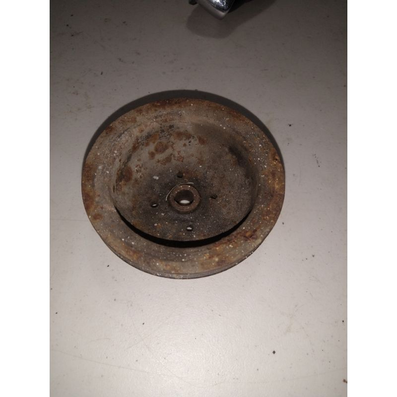 Bomba de agua con polea